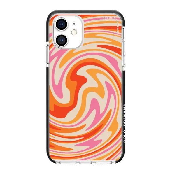 iPhone Case - Retro Modern Liquid Swirl