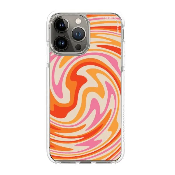 iPhone Case - Retro Modern Liquid Swirl