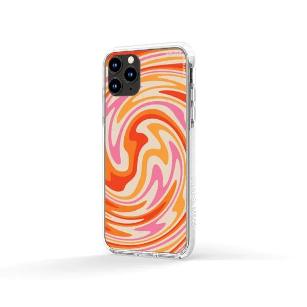 iPhone Case - Retro Modern Liquid Swirl