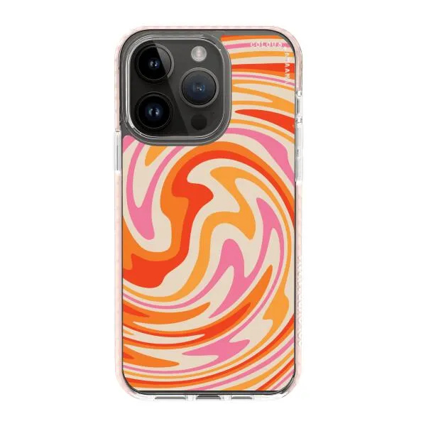 iPhone Case - Retro Modern Liquid Swirl