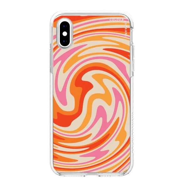 iPhone Case - Retro Modern Liquid Swirl