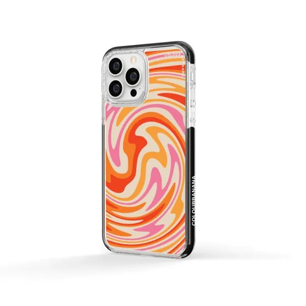 iPhone Case - Retro Modern Liquid Swirl