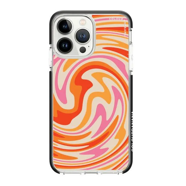 iPhone Case - Retro Modern Liquid Swirl