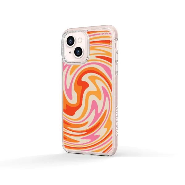 iPhone Case - Retro Modern Liquid Swirl