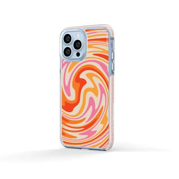 iPhone Case - Retro Modern Liquid Swirl