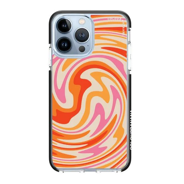 iPhone Case - Retro Modern Liquid Swirl