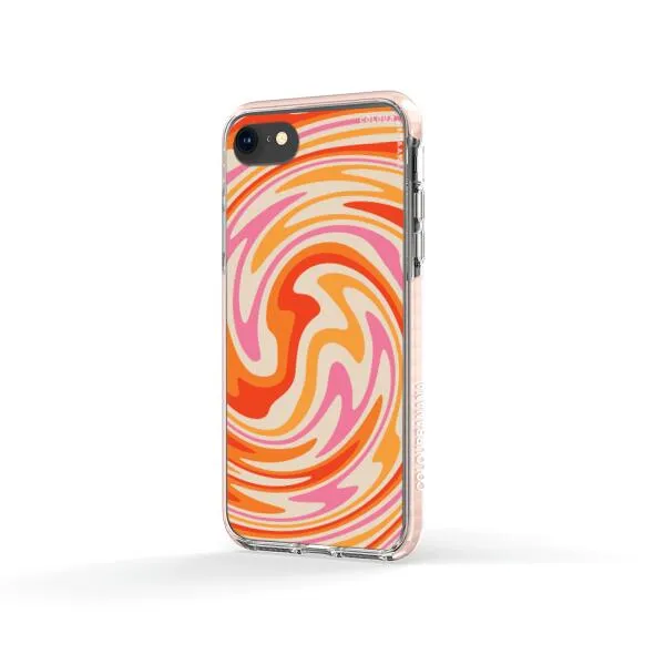 iPhone Case - Retro Modern Liquid Swirl
