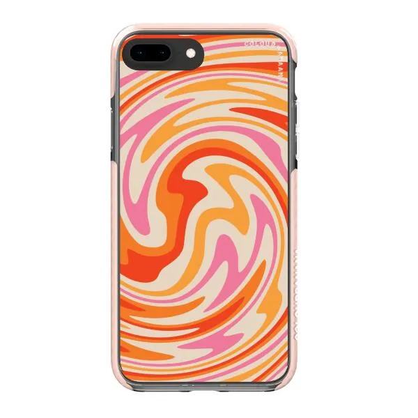 iPhone Case - Retro Modern Liquid Swirl