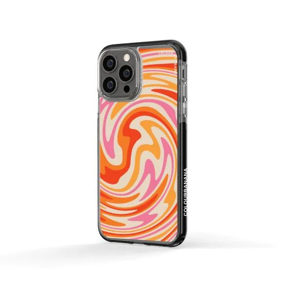 iPhone Case - Retro Modern Liquid Swirl
