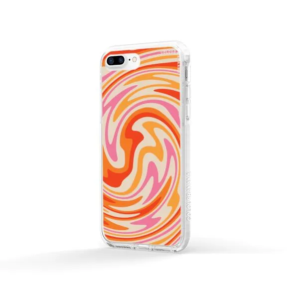 iPhone Case - Retro Modern Liquid Swirl