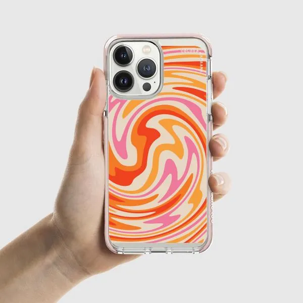 iPhone Case - Retro Modern Liquid Swirl