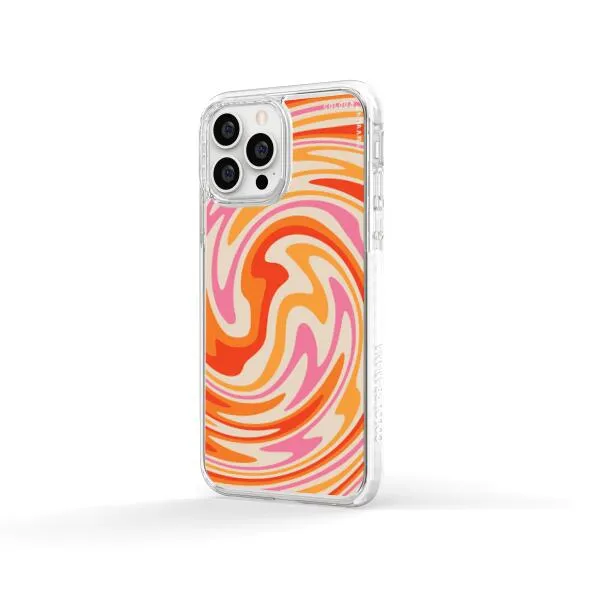 iPhone Case - Retro Modern Liquid Swirl