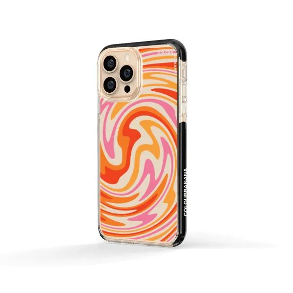 iPhone Case - Retro Modern Liquid Swirl