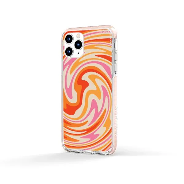 iPhone Case - Retro Modern Liquid Swirl
