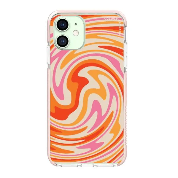 iPhone Case - Retro Modern Liquid Swirl