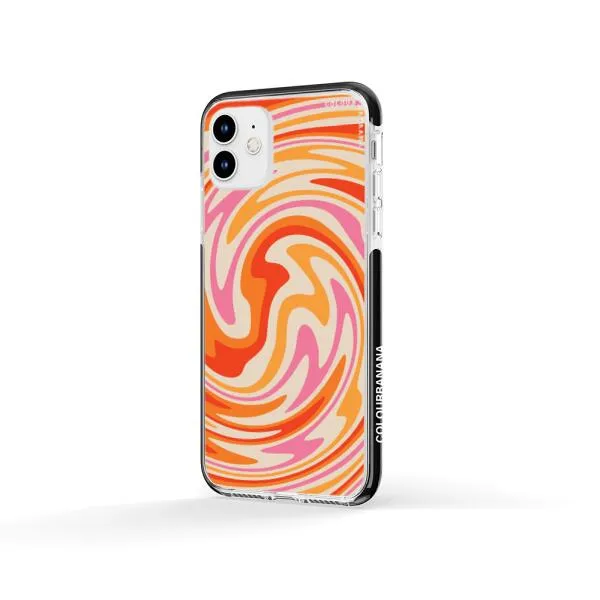 iPhone Case - Retro Modern Liquid Swirl