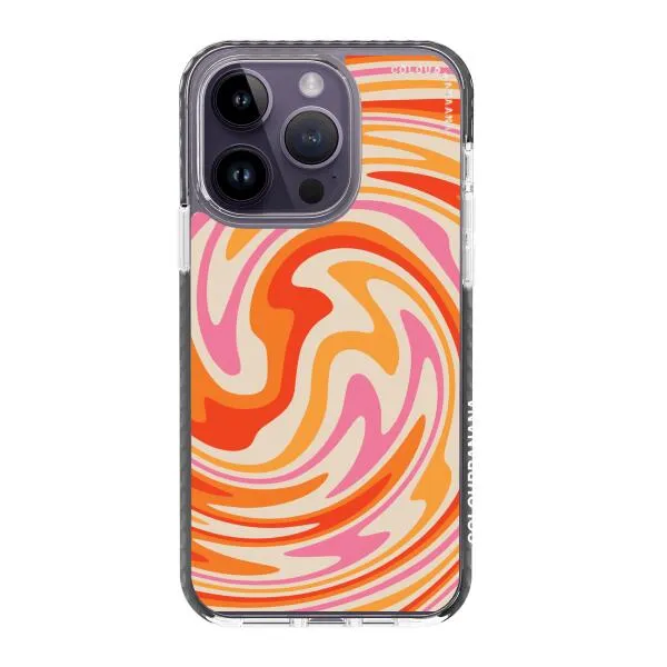 iPhone Case - Retro Modern Liquid Swirl