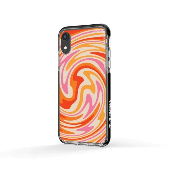 iPhone Case - Retro Modern Liquid Swirl