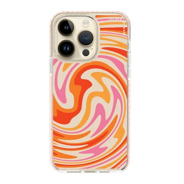 iPhone Case - Retro Modern Liquid Swirl