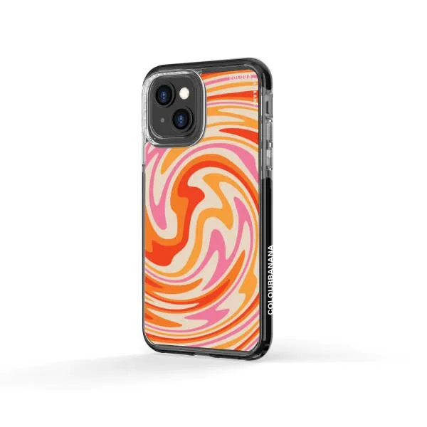 iPhone Case - Retro Modern Liquid Swirl