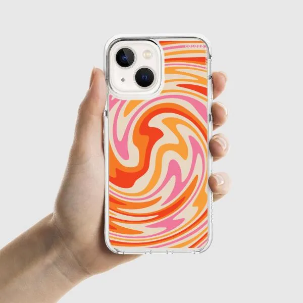 iPhone Case - Retro Modern Liquid Swirl