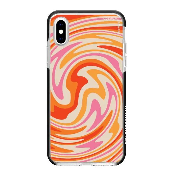 iPhone Case - Retro Modern Liquid Swirl
