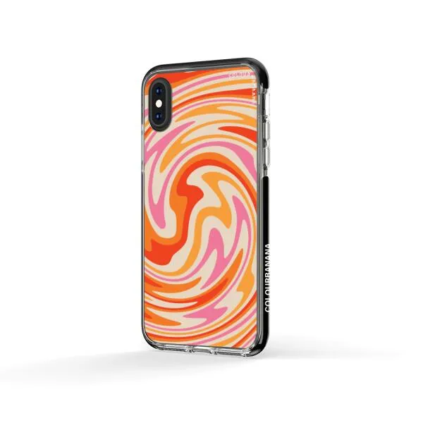 iPhone Case - Retro Modern Liquid Swirl