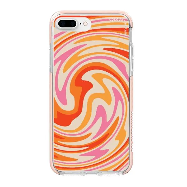 iPhone Case - Retro Modern Liquid Swirl