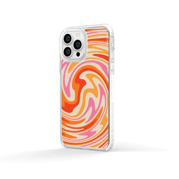 iPhone Case - Retro Modern Liquid Swirl