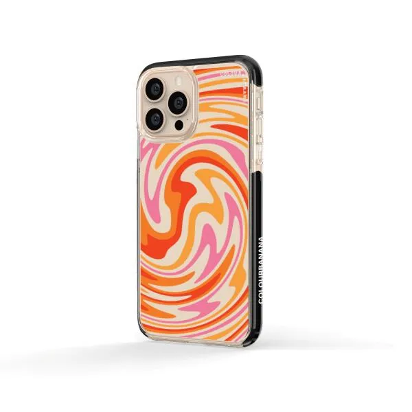 iPhone Case - Retro Modern Liquid Swirl