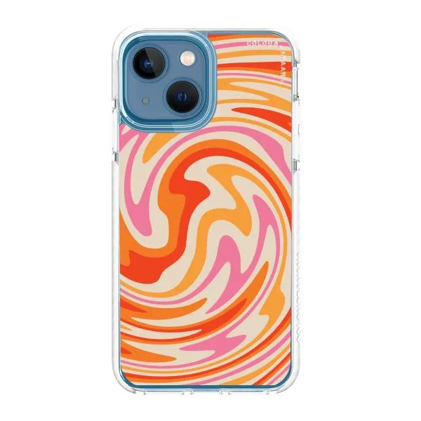 iPhone Case - Retro Modern Liquid Swirl