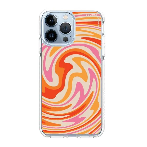 iPhone Case - Retro Modern Liquid Swirl