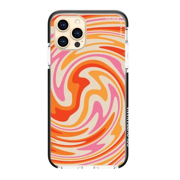 iPhone Case - Retro Modern Liquid Swirl