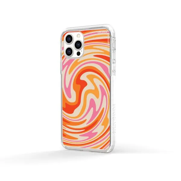 iPhone Case - Retro Modern Liquid Swirl