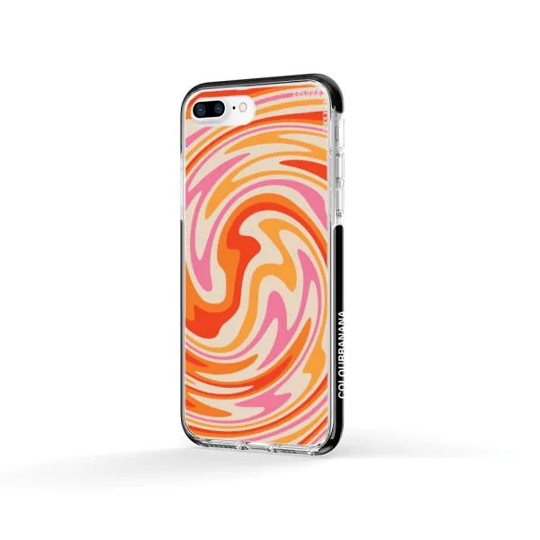 iPhone Case - Retro Modern Liquid Swirl