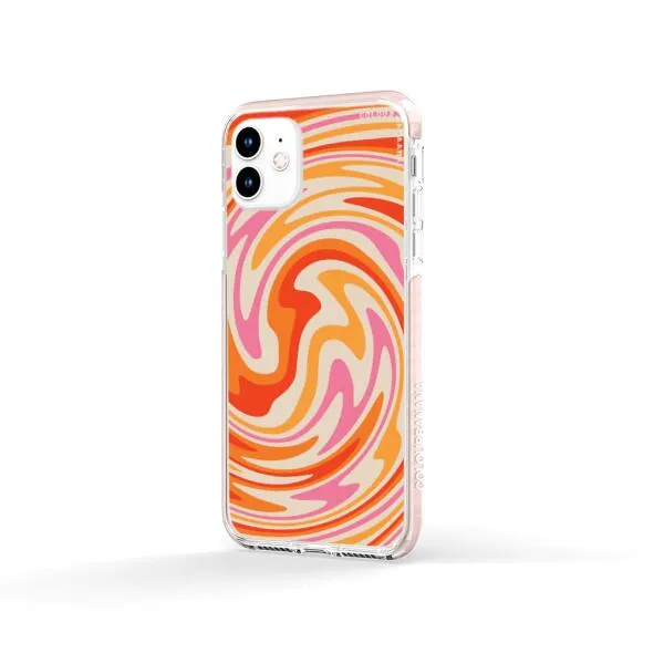 iPhone Case - Retro Modern Liquid Swirl