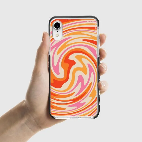 iPhone Case - Retro Modern Liquid Swirl