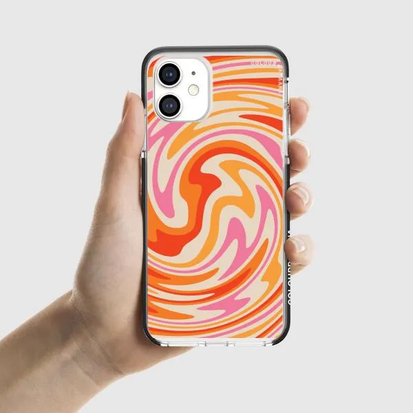 iPhone Case - Retro Modern Liquid Swirl