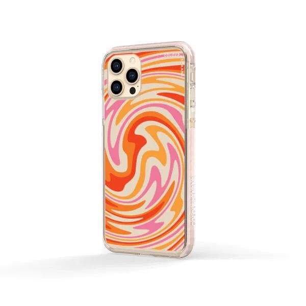 iPhone Case - Retro Modern Liquid Swirl
