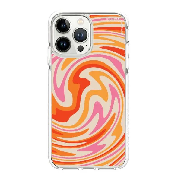 iPhone Case - Retro Modern Liquid Swirl