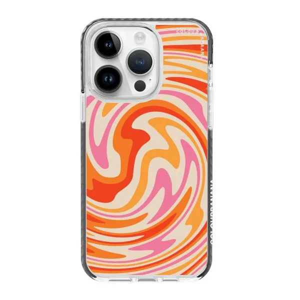 iPhone Case - Retro Modern Liquid Swirl