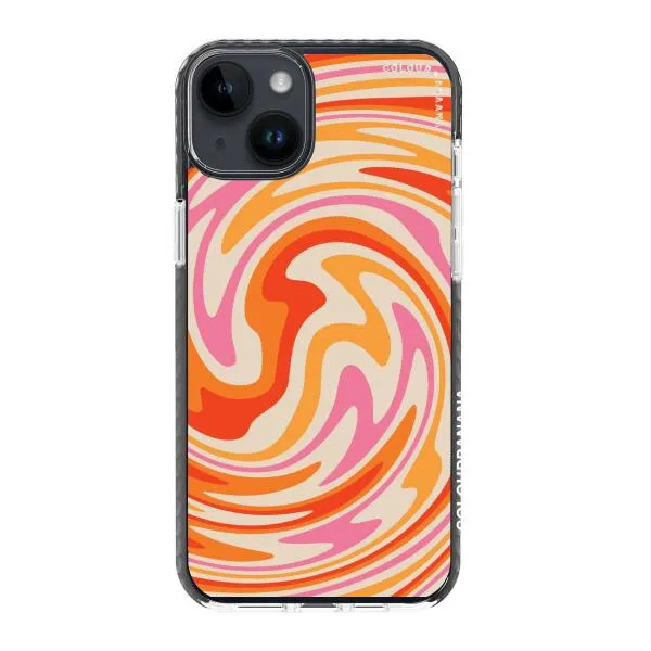 iPhone Case - Retro Modern Liquid Swirl
