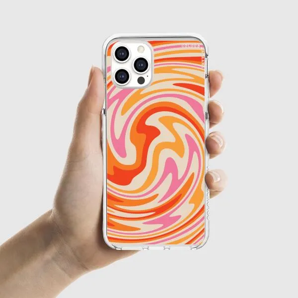 iPhone Case - Retro Modern Liquid Swirl