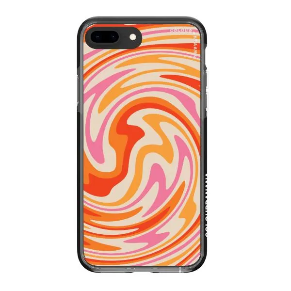 iPhone Case - Retro Modern Liquid Swirl