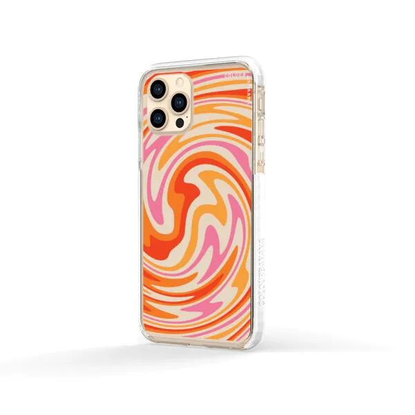 iPhone Case - Retro Modern Liquid Swirl