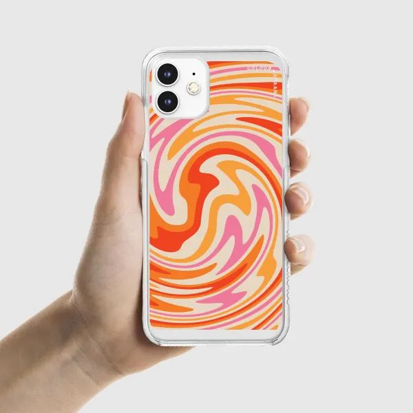 iPhone Case - Retro Modern Liquid Swirl