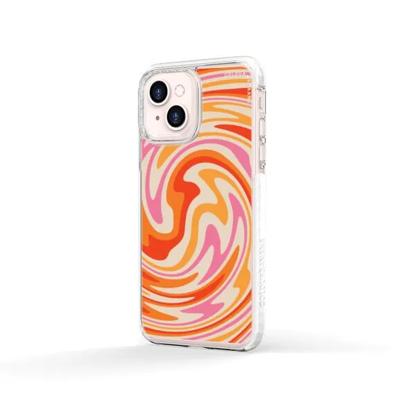 iPhone Case - Retro Modern Liquid Swirl