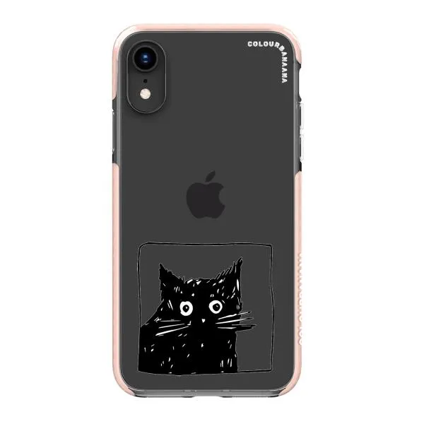 iPhone Case - Surprised Black Cat