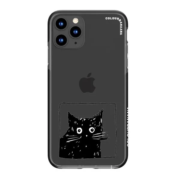 iPhone Case - Surprised Black Cat