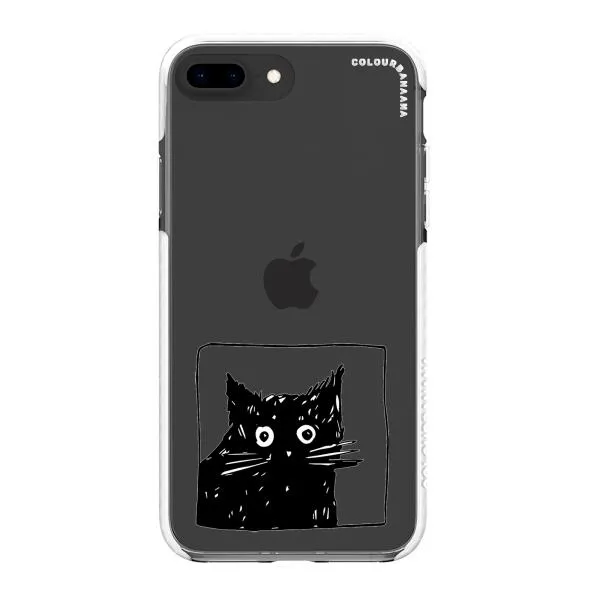 iPhone Case - Surprised Black Cat